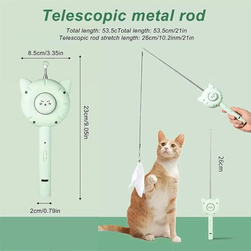 5-in-1 cat grooming and play brush, view 10 - MRSLM