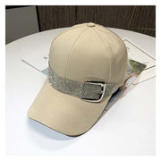 rhinestone letter baseball cap, view 2 - MRSLM