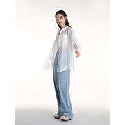 women's turn down collar office blouse, view 9 - MRSLM
