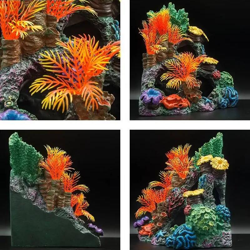 artificial coral reef aquarium decorations, view 8 - MRSLM