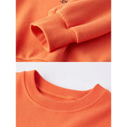 graphic print long sleeve pullover, view 8 - MRSLM