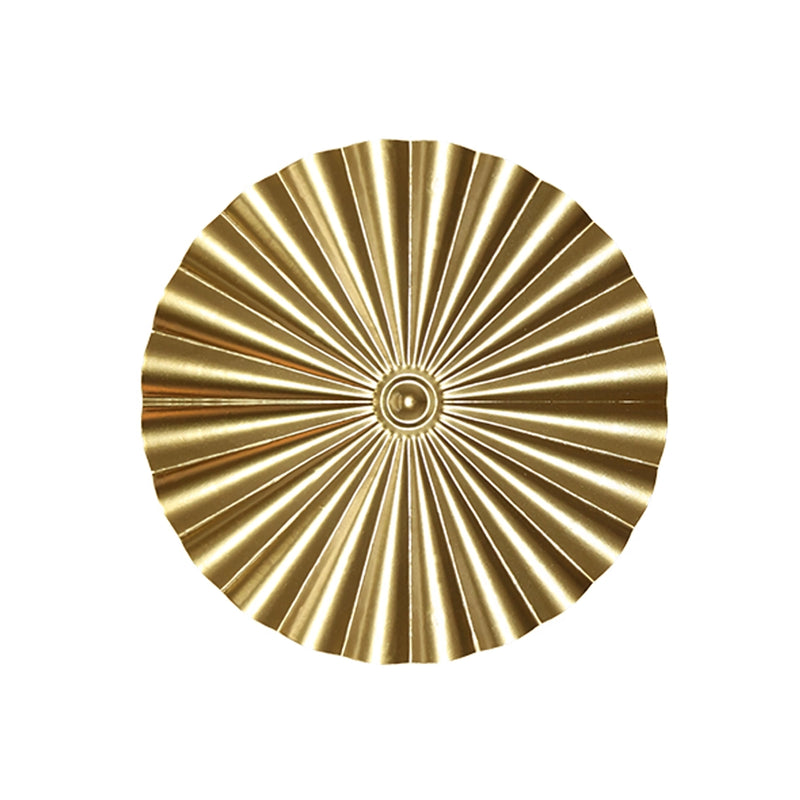 Round gold metal wall hanging, view 12 - MRSLM