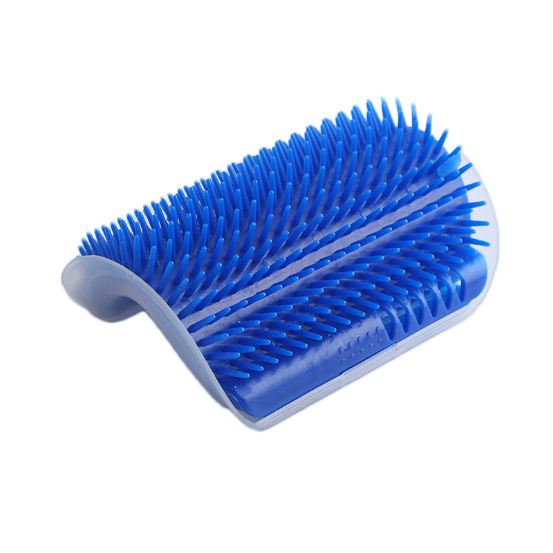 cat self-grooming wall brush, view 2 - MRSLM