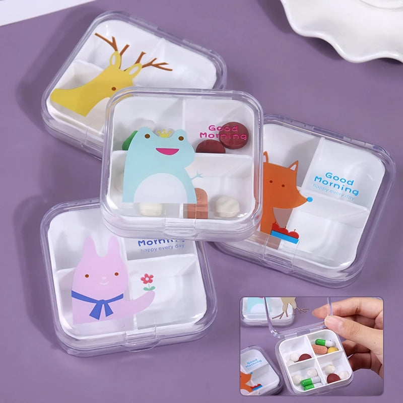 cartoon mini travel pill box, view 10 - MRSLM