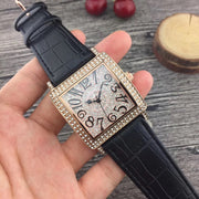 casual men's rhinestone watch - MRSLM