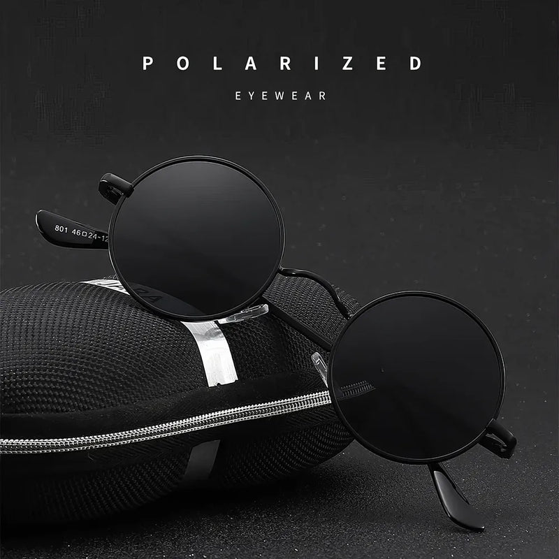 round polarized sunglasses, view 7 - MRSLM