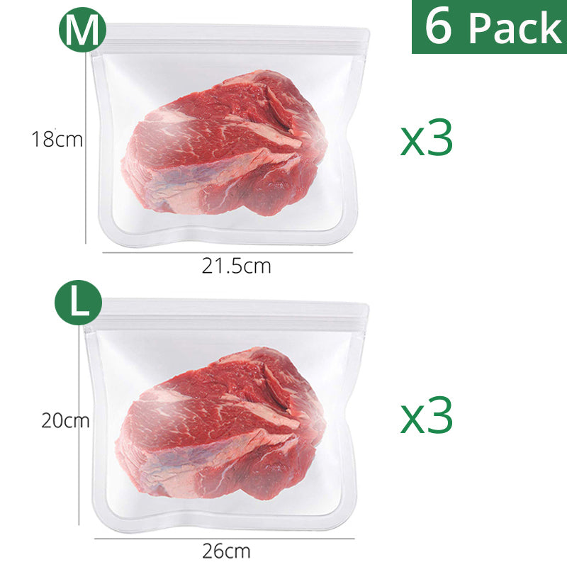 reusable food storage bags, view 7 - MRSLM
