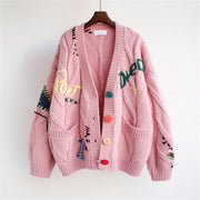 women's cardigan sweater, view 7 - MRSLM