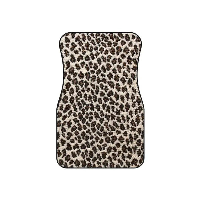 leopard print car floor mats, view 6 - MRSLM