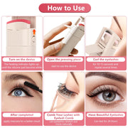 electric heated eyelash curler, view 4 - MRSLM