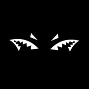 shark mouth car decal, view 9 - MRSLM