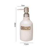 400ml vintage ceramic soap dispenser, view 2 - MRSLM