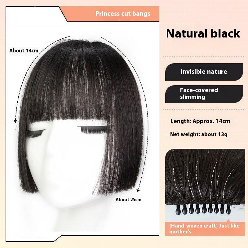 princess cut bangs wig, view 6 - MRSLM