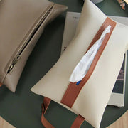 PU leather car seat tissue holder, view 11 - MRSLM