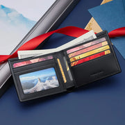 Men's slim leather wallet, view 5 - MRSLM