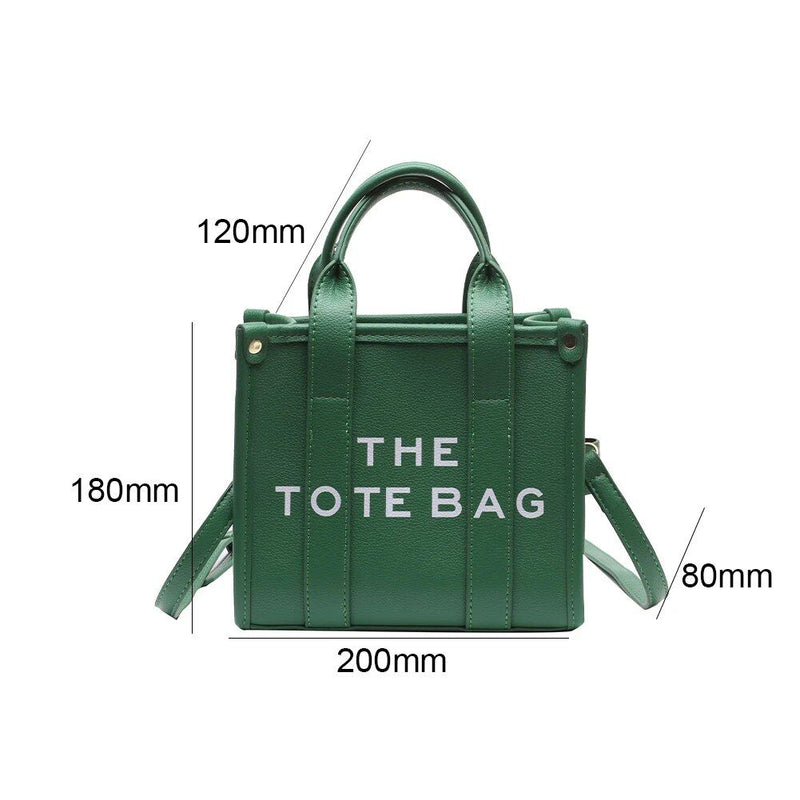 women's PU leather tote bag, view 6 - MRSLM