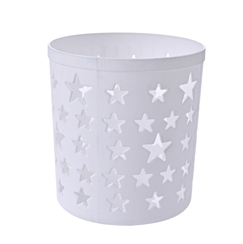 Hollow star pen holder desk organizer, view 2 - MRSLM