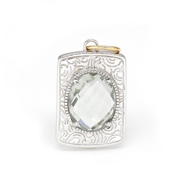 S925 Sterling Silver European Pattern Accessories Pendant