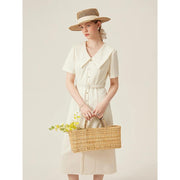 mid-calf summer dress, view 3 - MRSLM
