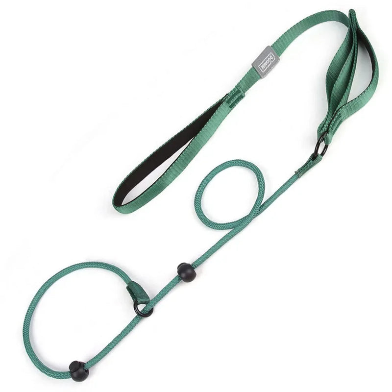adjustable slip lead dog leash, view 4 - MRSLM