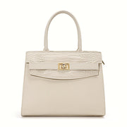 crocodile pattern cowhide handbag, view 2 - MRSLM