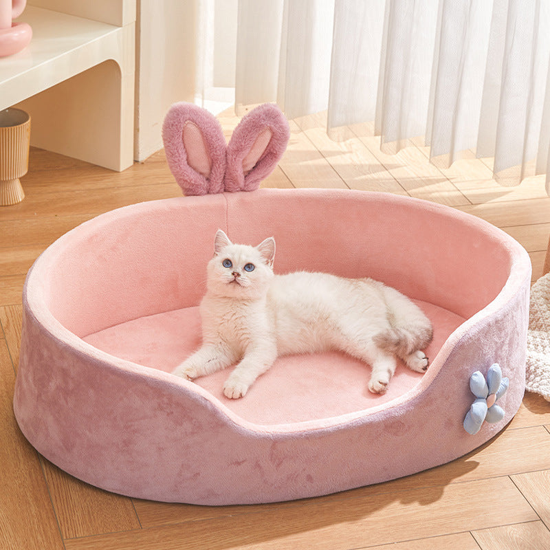 Cozy winter warm pet bed, view 3 - MRSLM