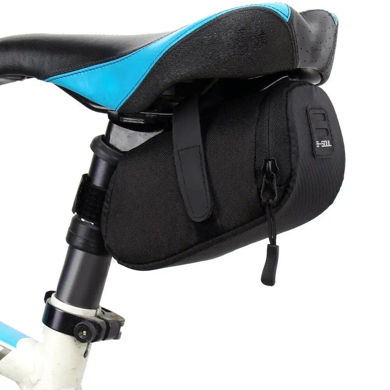 compact reflective cycling saddle bag, view 3 - MRSLM