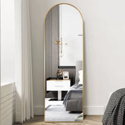 arched full length mirror with stand, view 4 - MRSLM