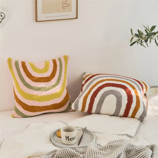 bohemian microfiber fuzzy pillow case - MRSLM