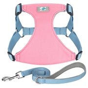 adjustable nylon dog harness and leash set, view 6 - MRSLM