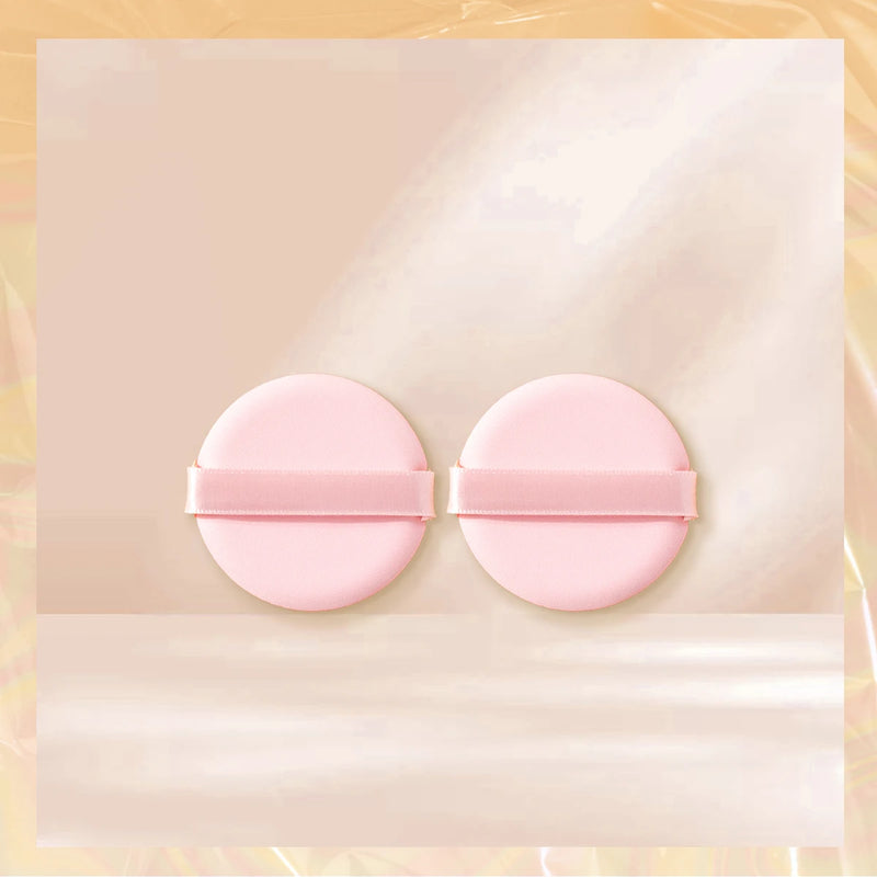 soft cotton powder puff makeup sponge, view 2 - MRSLM