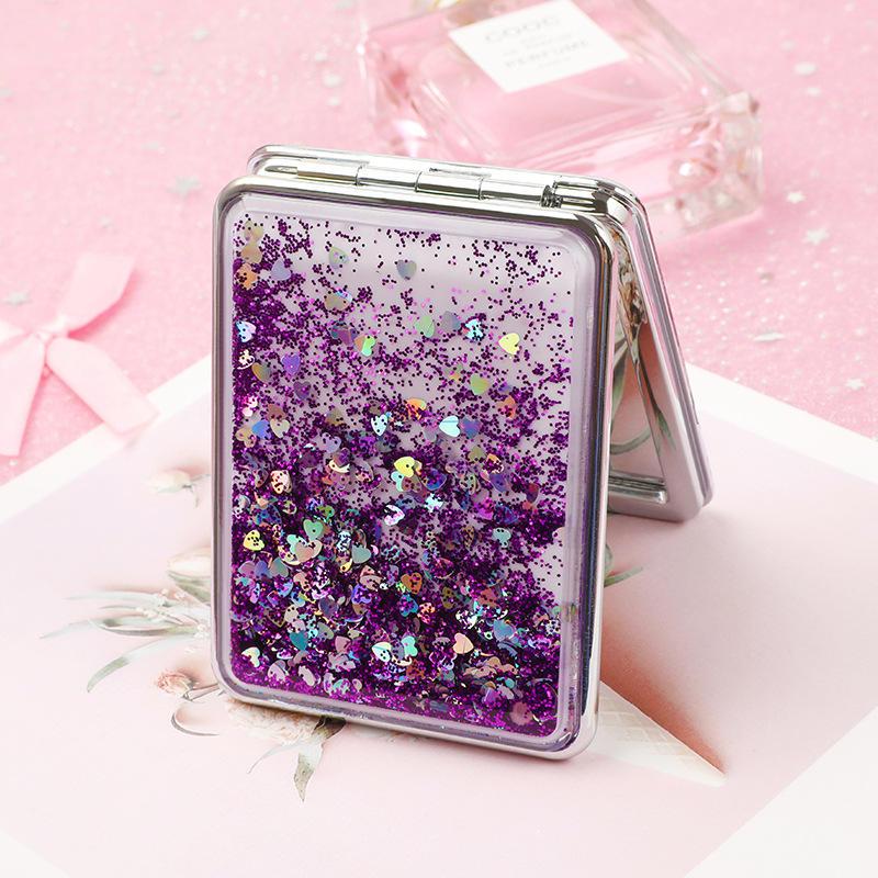 flowing sands pocket makeup mirror, view 7 - MRSLM