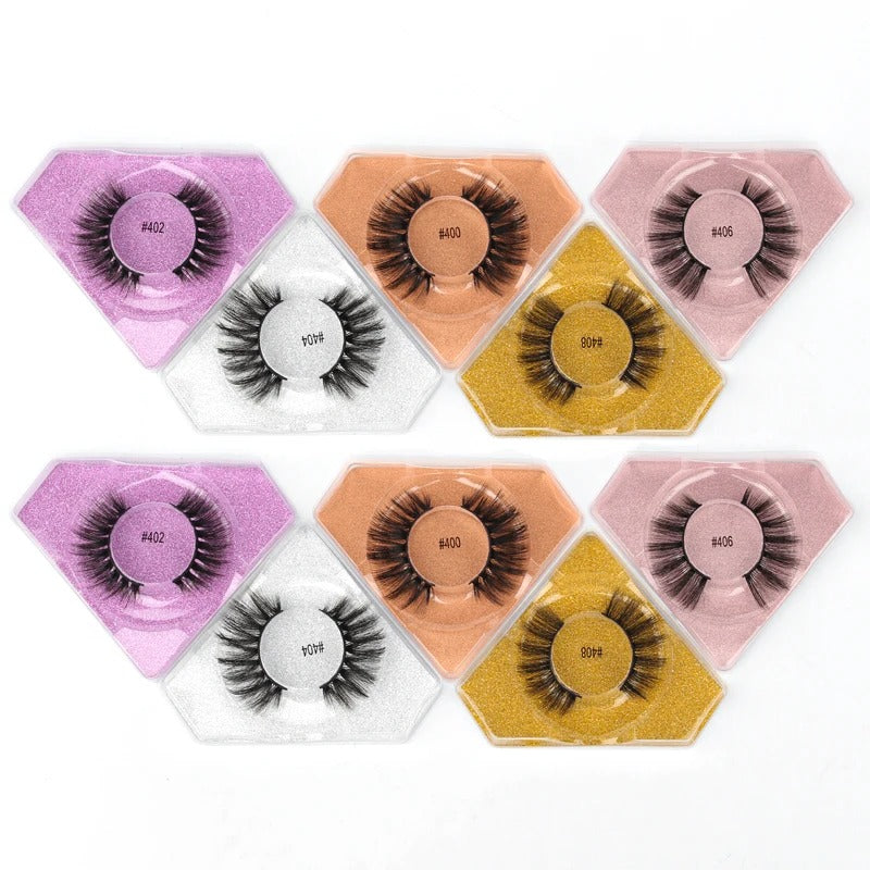 faux mink eyelashes set, view 2 - MRSLM