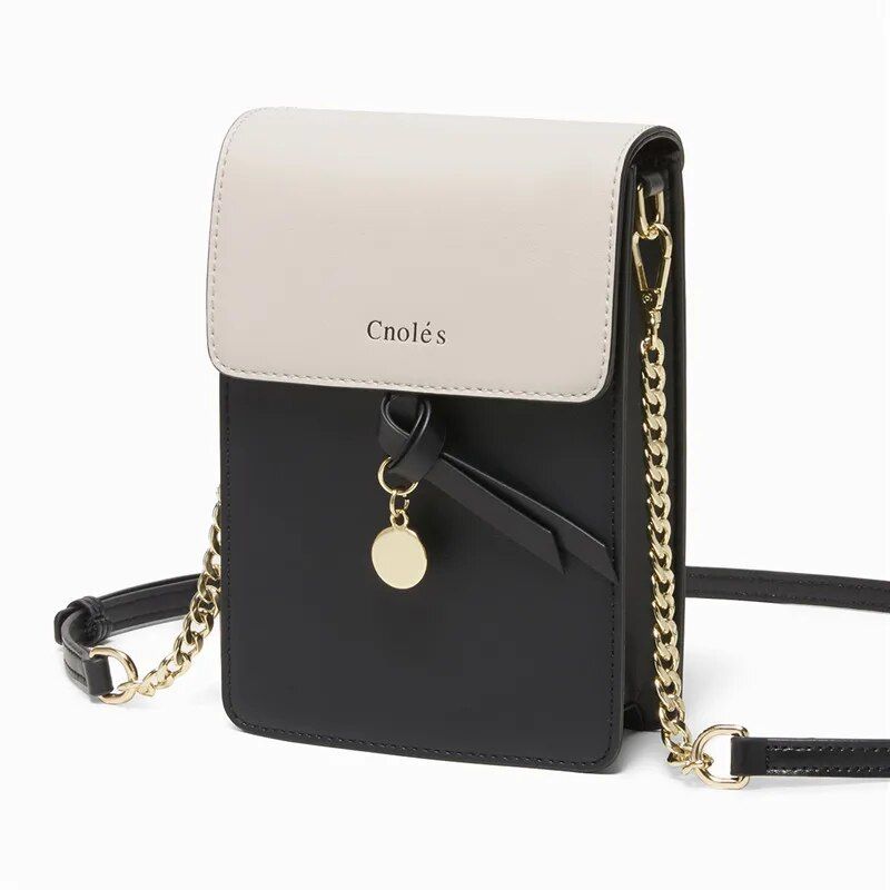 leather crossbody phone purse, view 4 - MRSLM