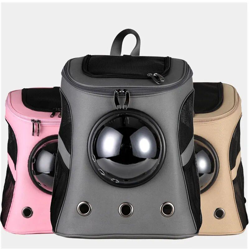 space capsule pet backpack, view 7 - MRSLM