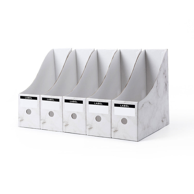 minimalist white desktop organizer, view 5 - MRSLM
