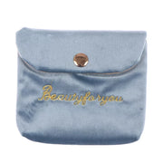 Velvet mini cosmetic and storage bag, view 3 - MRSLM