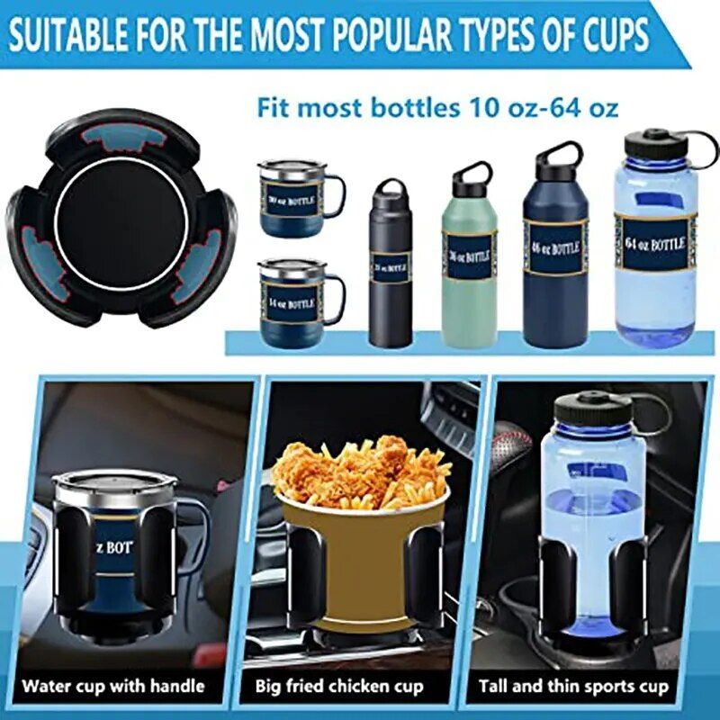 universal car cup holder expander, view 7 - MRSLM