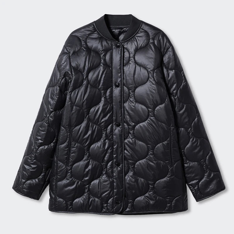 lightweight quilted button-up jacket, view 2 - MRSLM