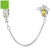 s925 silver bee safety chain, view 6 - MRSLM