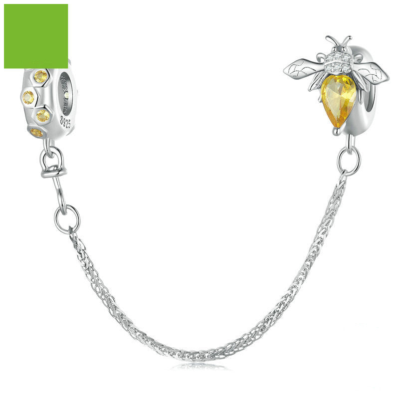 s925 silver bee safety chain, view 6 - MRSLM