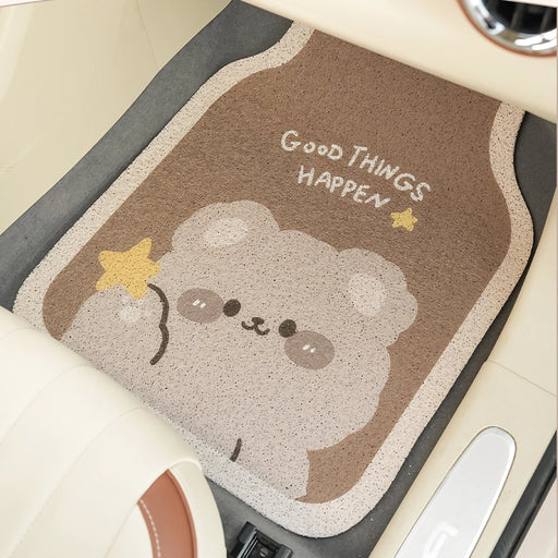 cute bear cartoon car floor mats - MRSLM