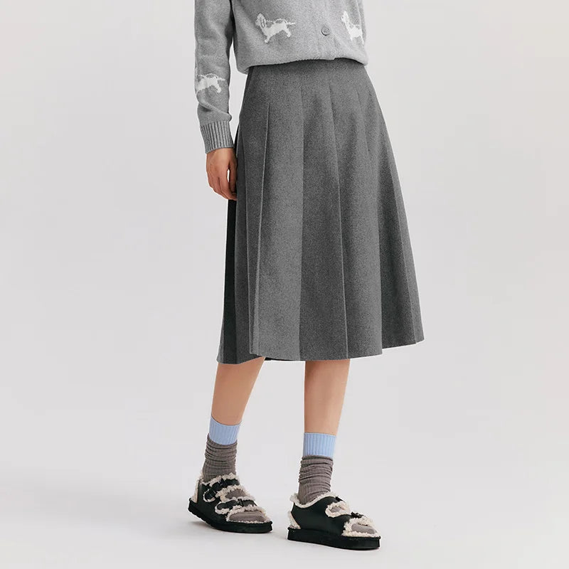 Women's pleated skirt, view 7 - MRSLM