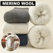 3 pairs unisex wool blend socks, view 9 - MRSLM
