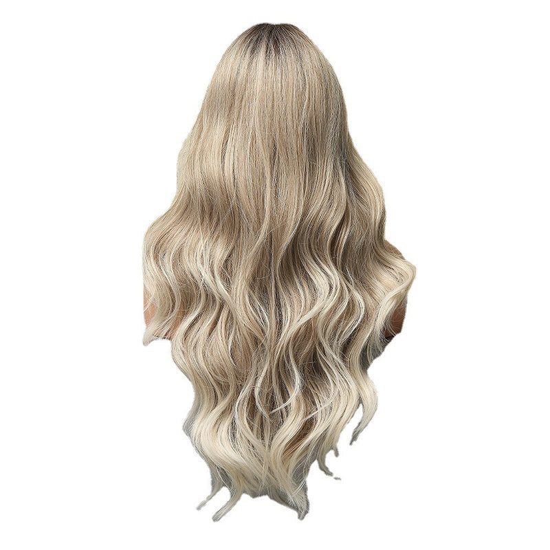medium large wave mixed color wig, view 7 - MRSLM