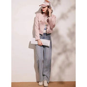 adjustable stand collar short jacket, view 6 - MRSLM