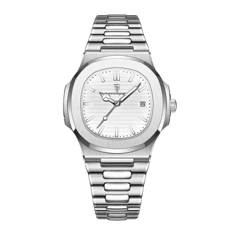 square quartz men's watch, view 2 - MRSLM
