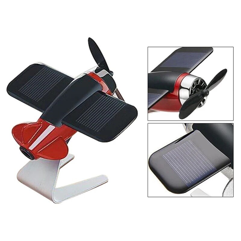 solar airplane car air freshener, view 9 - MRSLM