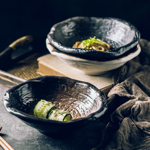 irregular ceramic bowl large deep bowl - MRSLM
