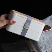 double plastic lunch box, view 4 - MRSLM
